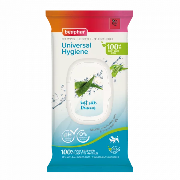 Beaphar Våtservietter universal 30pk