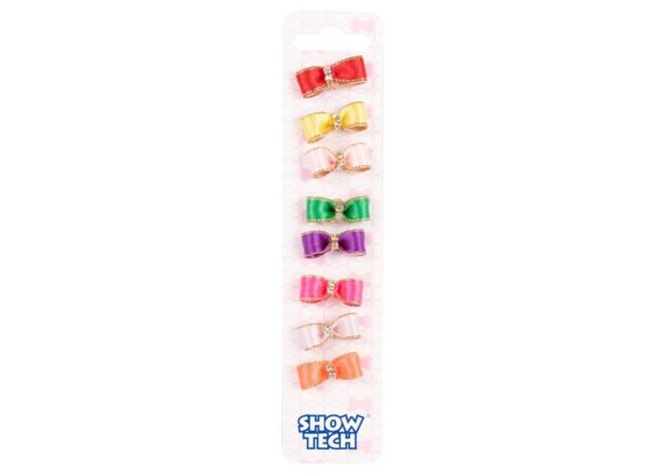 ShowTech Mollu sløyfe m/bling 3cm 8 stk