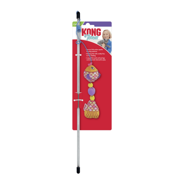 KONG Cat Teaser Scrattles Fish