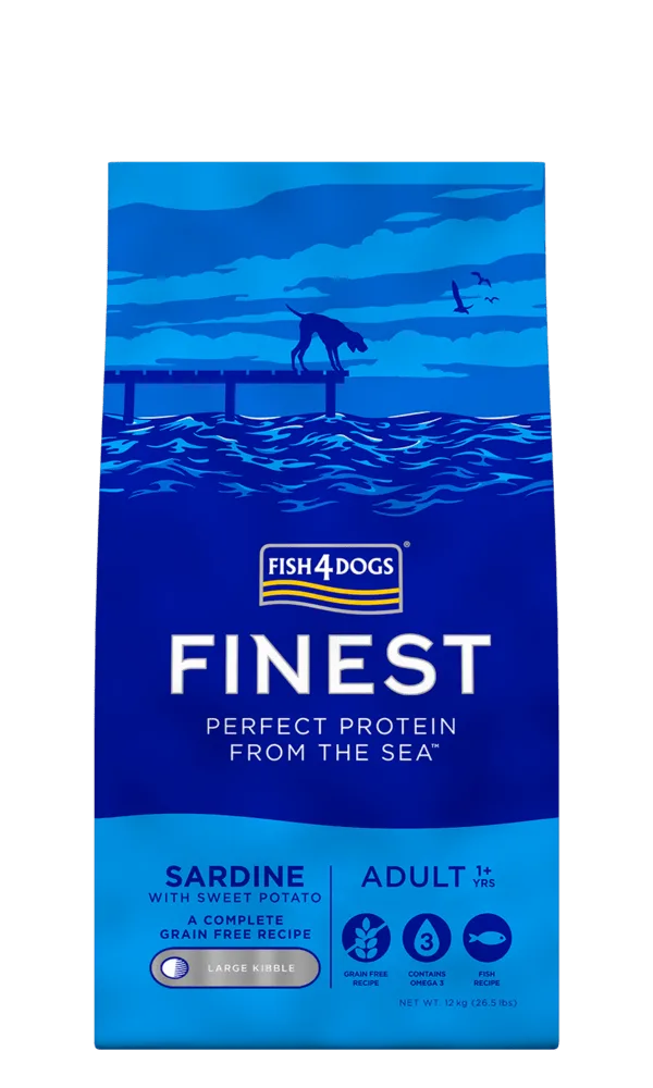 Fish4Dogs Sardine Adult Large Kibble 1,5kg