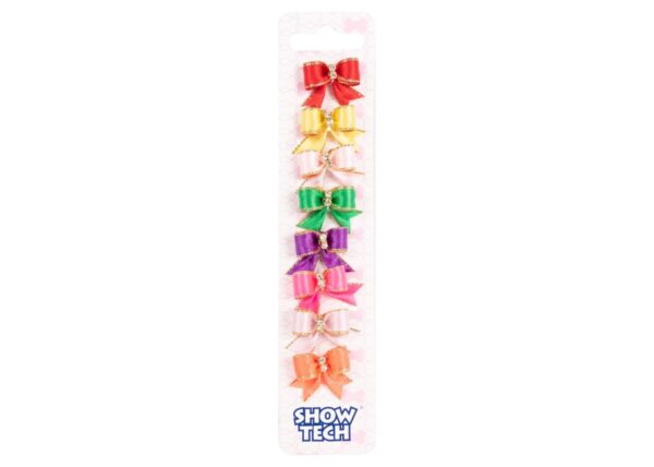 ShowTech Cutie sløyfe m/bling 3cm 8 stk