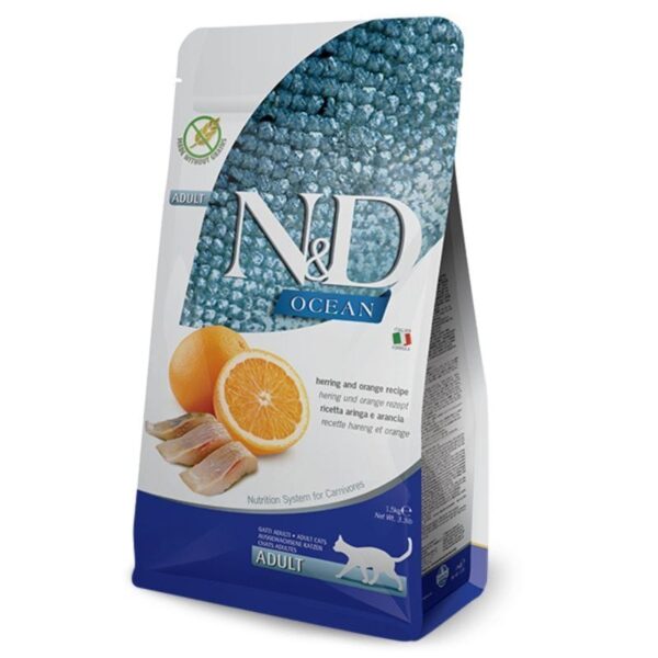 Farmina N&D Cat Ocean Herring & Orange Adult 5kg