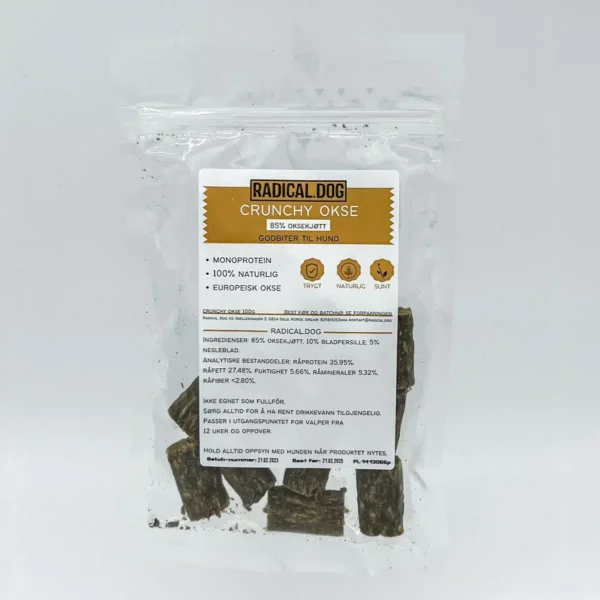 Radical.Dog Crunchy okse 80g