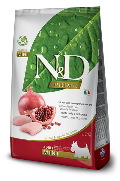 Farmina N&D Dog Prime Chicken & Pomegranate Adult Mini 2,5kg