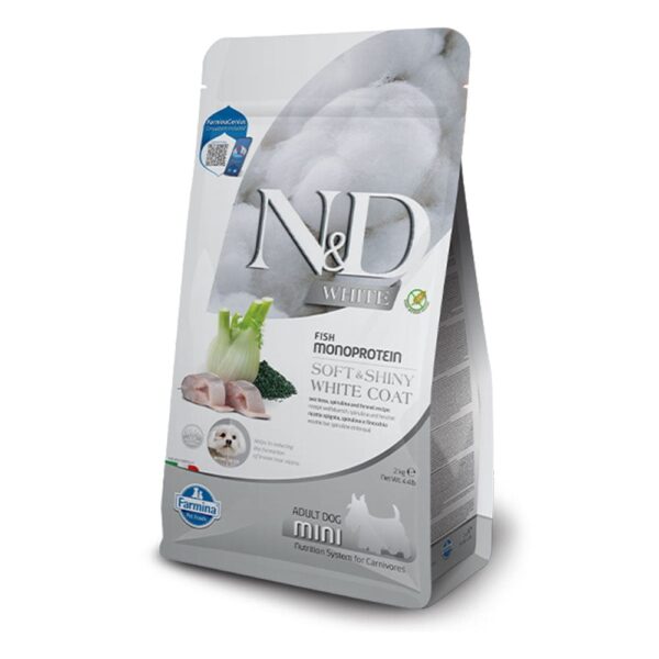 Farmina N&D Dog White SeaBass, Spirulina & Fennel Adult Mini 2kg