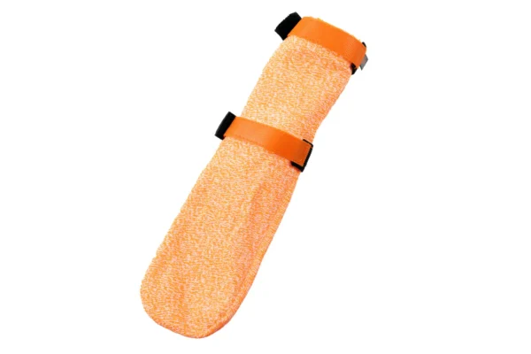 Non-Stop Dogwear Protector Light socks high orange L 4pk