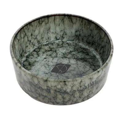 D&D Trendy Keramikkskål Jasper Grønn Marble ø13cm 350ml