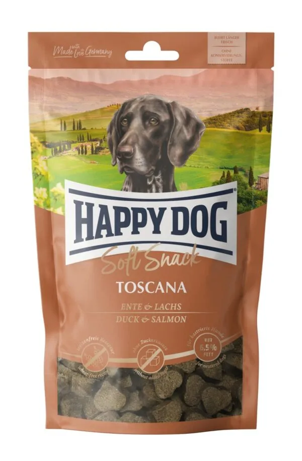 Happy Dog Soft Snack Toscana And & Laks 100g