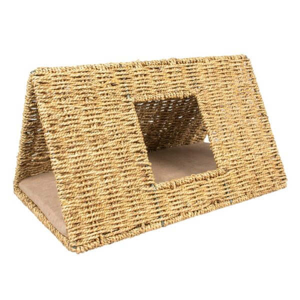 Hunde-/Kattehule Seagrass Triangel 50x30x27cm