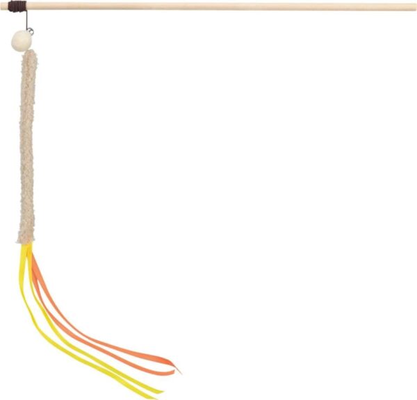 Katteleke Lekepinne m/plastikk/plysj 40cm