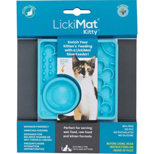 Lickimat Cat Kitty Turkis 10x10cm