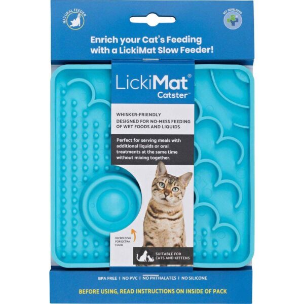 Lickimat Cat Catster Turkis 10x10cm