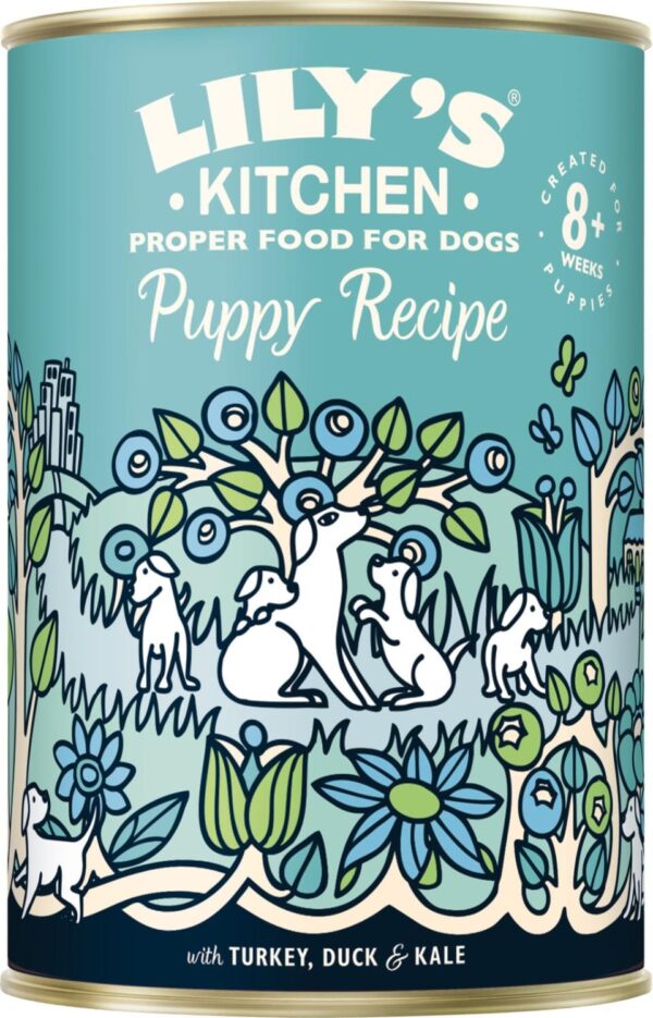 Lilys Kitchen Puppy Recipe Turkey & Duck 400g