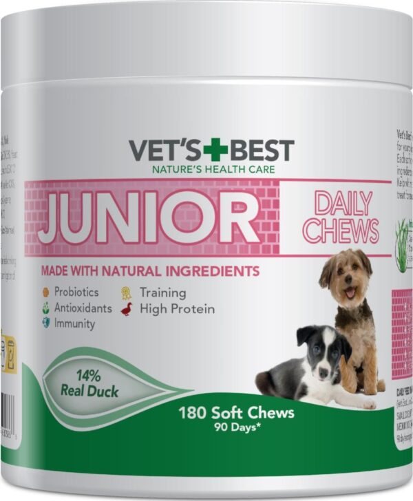 Vets Best Daily Chew Junior 180 stk