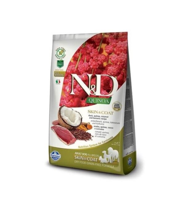 Farmina N&D Dog Quinoa Skin & Coat, Duck & Coconut Adult Medium & Maxi  7kg