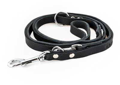 Prag Multikobbel Lær sort 12mmx220cm