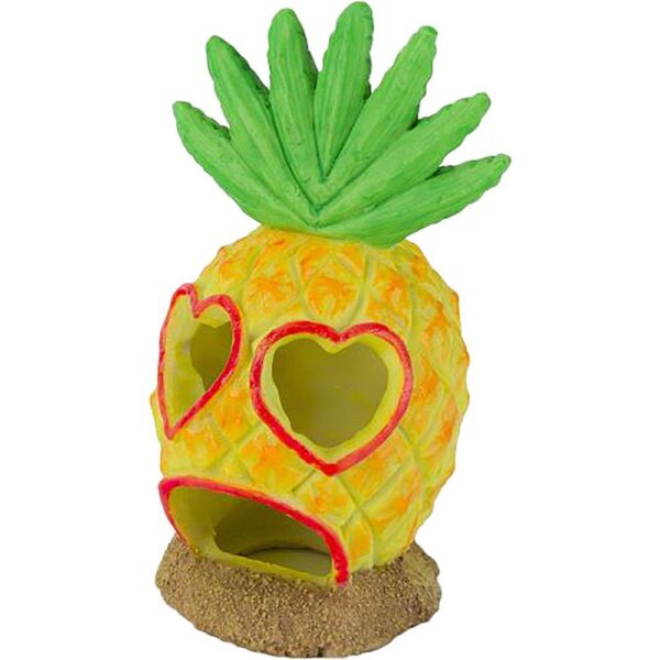 Akvariedekorasjon Ananas 7,7x7,2x13,5cm