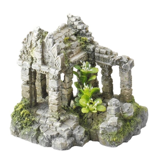 Akvariedekorasjon Hus Ruin 17x13,3x15cm