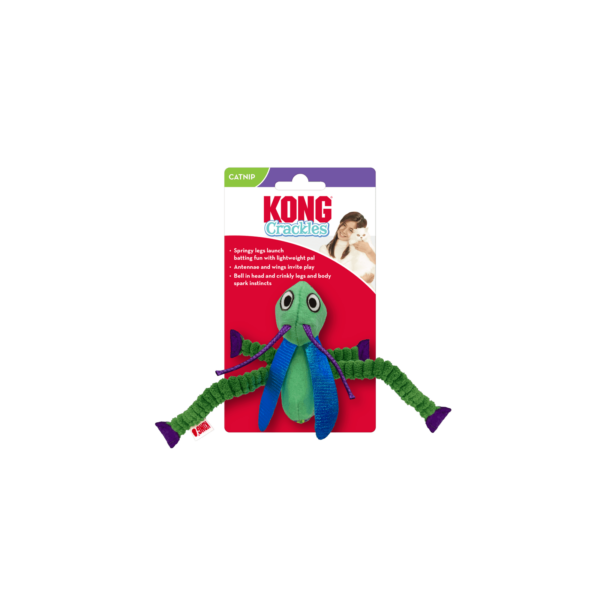 KONG Cat Crackles Grasshopper