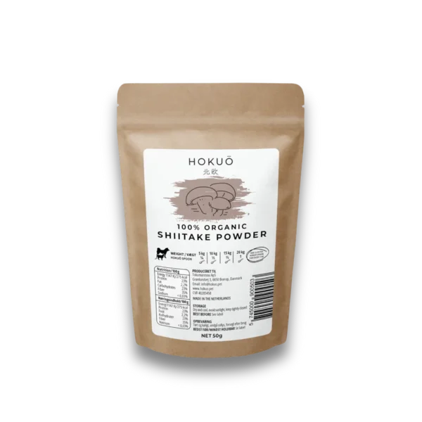 Hokuô™ Tilskudd Økologisk Shiitake pulver 50g