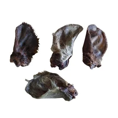 Okseøre m/muskel & pels stk