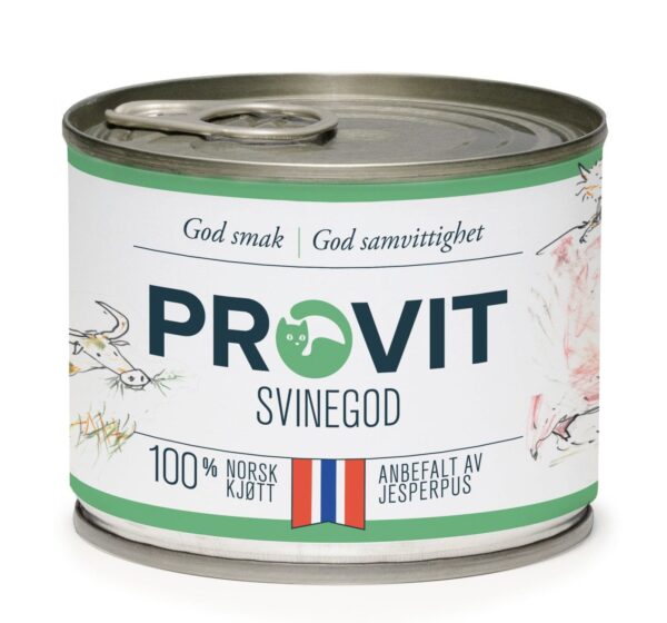 Provit boksmat til katt Svinegod 185g