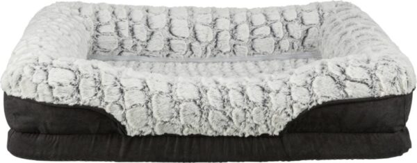 Hundeseng Vital Lino svart/grå 70x55cm