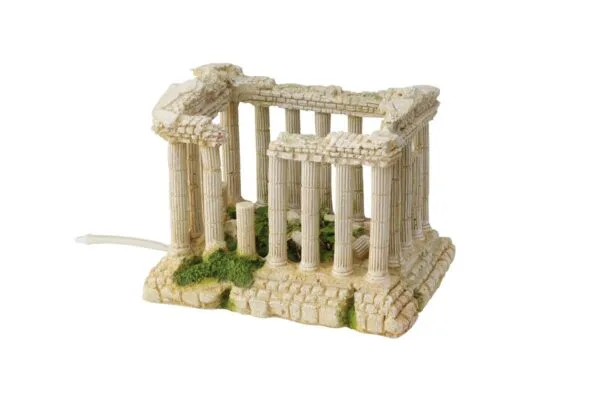 Akvariedekorasjon Akropolis m/brusestein 20x14,5x14,5cm