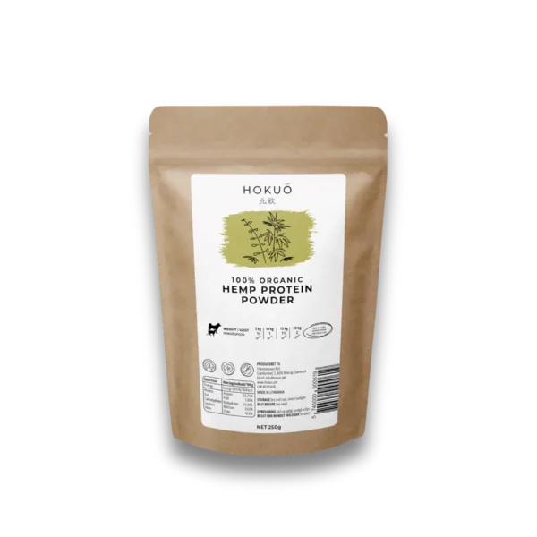 Hokuô™ Tilskudd Organisk Hemp Protein pulver 250g