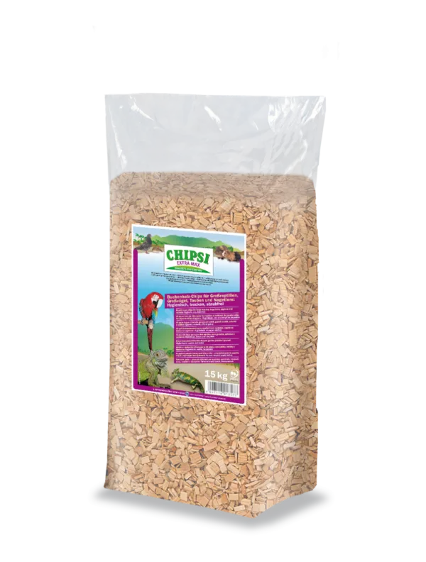 Chipsi Extra MAX bunnstrø av bøk 15kg