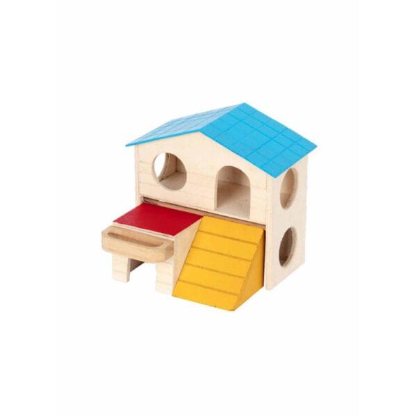 Gnagerleke Hus 2-etasjers hus 16x13x15,5cm