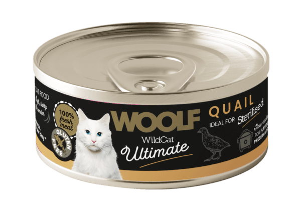 Woolf WildCat Ultimate Våtfôr Quail Pate 85g