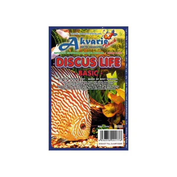 AkvarieTeknik Fryst Discus Life Basic Blister 100g