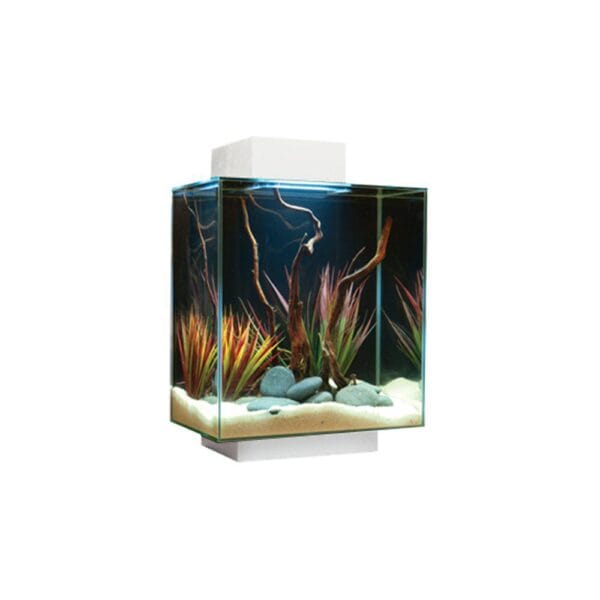 Fluval Edge Led hvit 46L 43x26x59cm