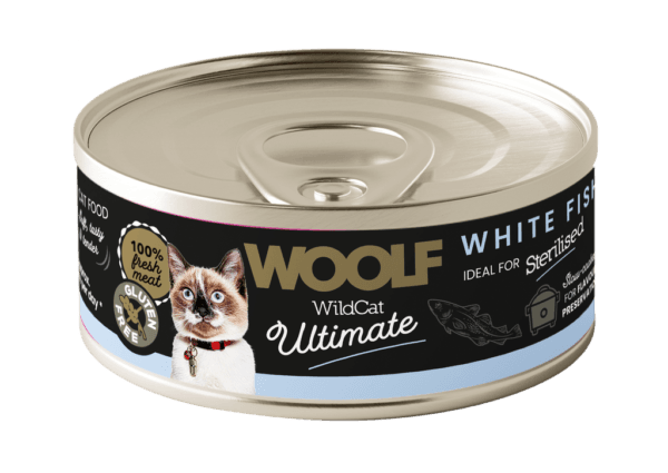 Woolf WildCat Ultimate Våtfôr White Fish Pate 85g