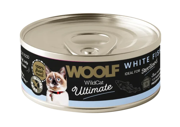 Woolf WildCat Ultimate Våtfôr White Fish Pate 85g