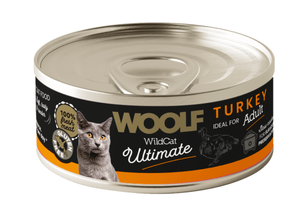 Woolf WildCat Ultimate Våtfôr Turkey Pate 85g