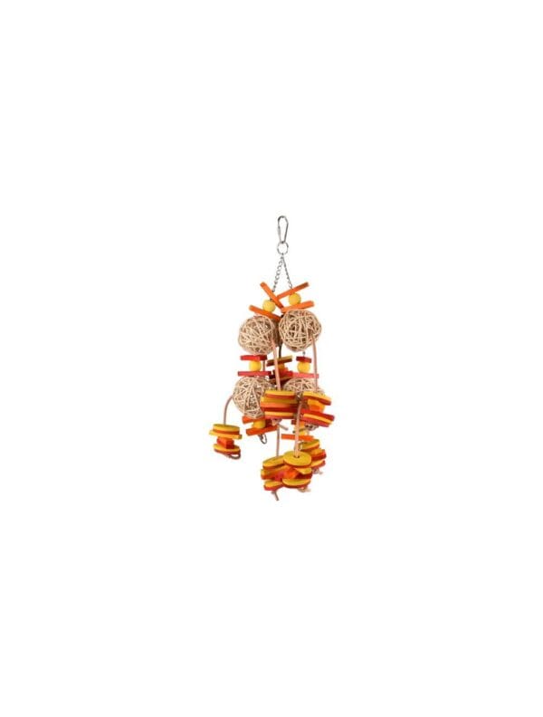 Fugleleke Wico Mia gul/orange 43cm