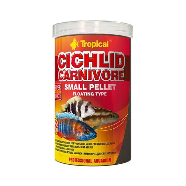 Tropical Cichlid Carnivore Small Pellet 1L/360g