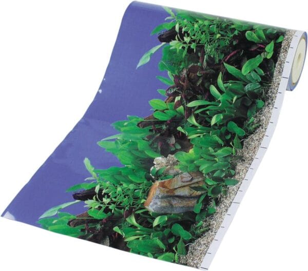 Akvariebakgrunn på rull m/motiv h30cm, meterpris