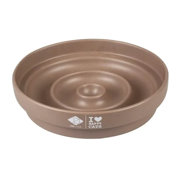 D&D Keramikkskål Sue Slowfeed Drop Brun 750ml