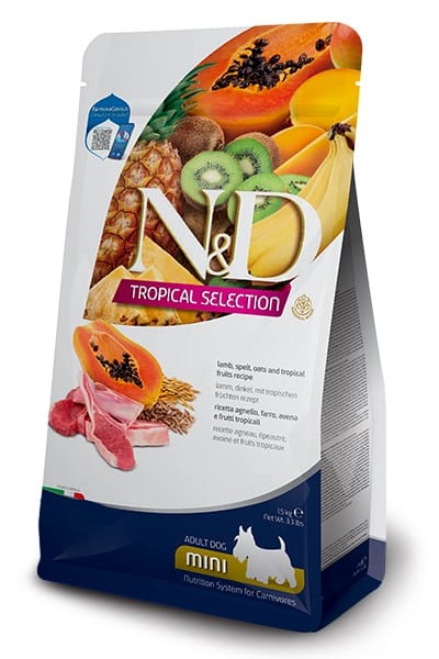 Farmina N&D Dog Tropical Selection Lamb Adult Mini 1,5kg