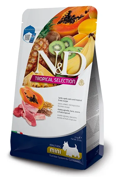 Farmina N&D Dog Tropical Selection Lamb Adult Mini 1,5kg