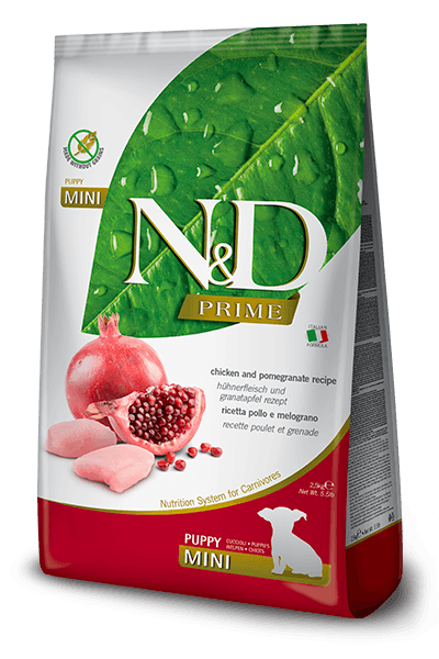 Farmina N&D Dog Prime Chicken & Pomegranate Puppy Mini 2,5kg