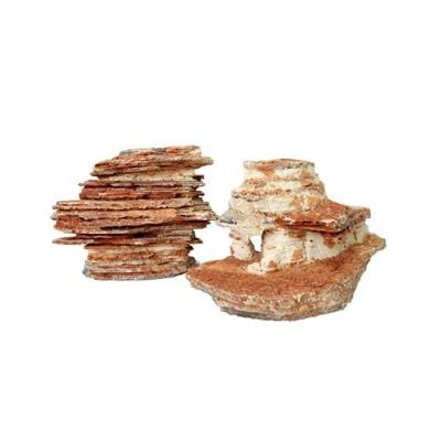 Akvariestein Dekor Red Multilayer 1kg løsvekt