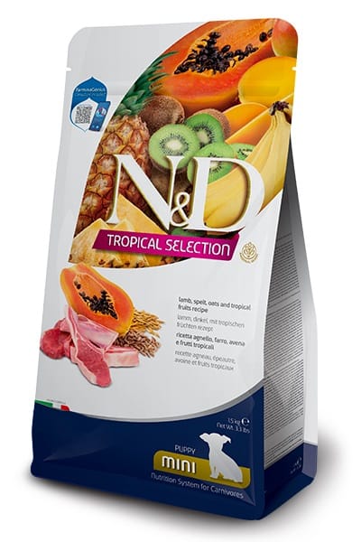 Farmina N&D Dog Tropical Selection Lamb Puppy Mini 1,5kg