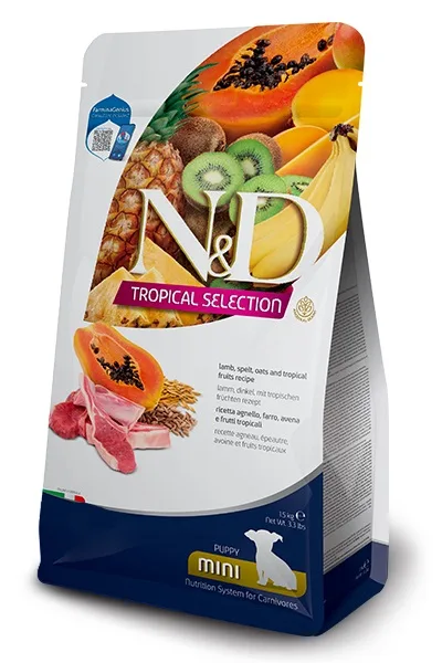 Farmina N&D Dog Tropical Selection Lamb Puppy Mini 1,5kg