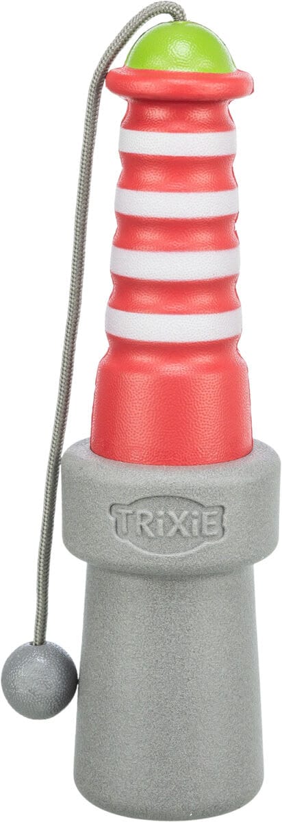 Hundeleke Aqua Toy Fyrtårn TPR m/tau flyter 26cm