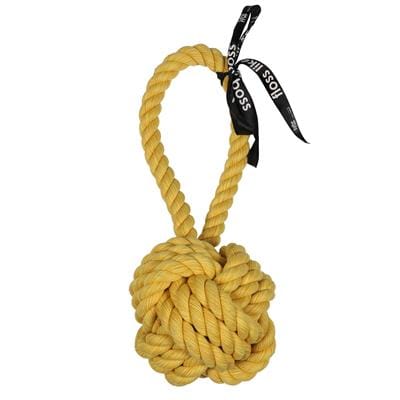 EBI Hundeleke "Are you knots" gul ø28cm