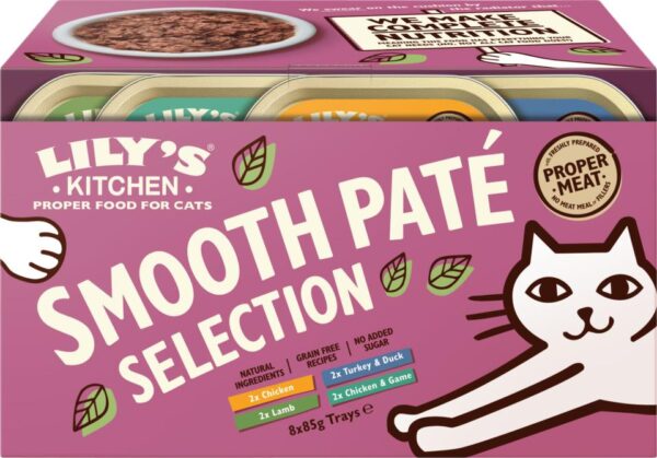 Lilys Kitchen Cat Patè Everyday Favourites Multipack 8x85g